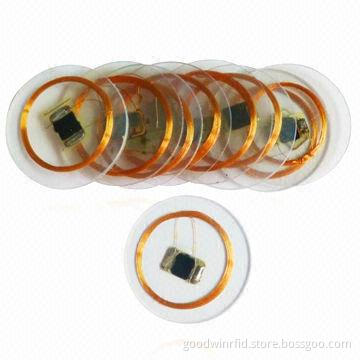 Smart tag, used transparent PVC material, with adhesive on backside